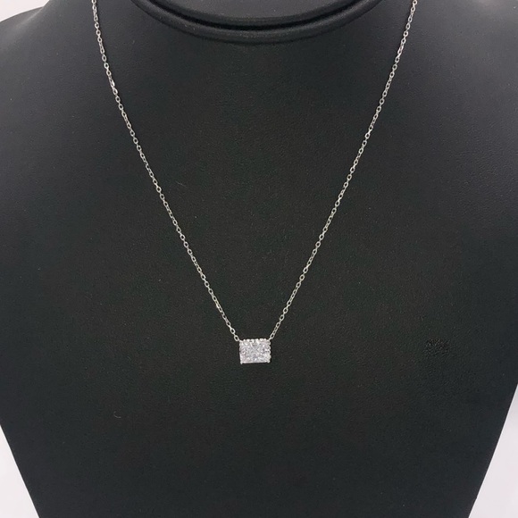 1.15ct Radiant Cut Necklace - Picture 13 of 17